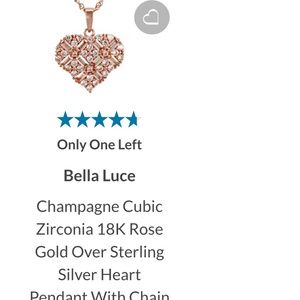 Bella Luce heart necklace.